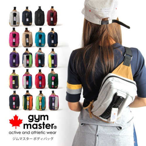 【MAX20%クーポン対象】(gym master ジムマスター)ボディバッグ ワンショルダー メガジップ スウェット 男女兼用 レディース メンズ gym master ジムマスター (g239572)