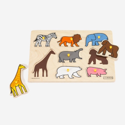 ボーネルンド ピックアップパズル 動物園 木のおもちゃ