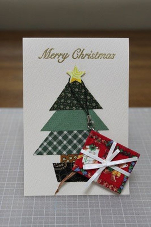 プレゼント付き　クリスマスカード