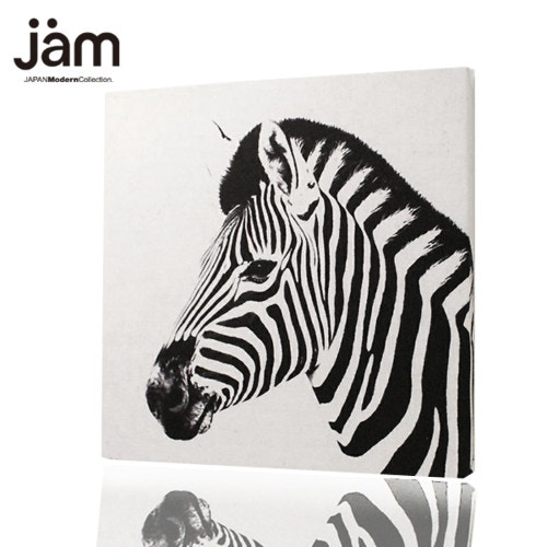 動物の横顔 Zebra（シマウマ）ファブリックボード