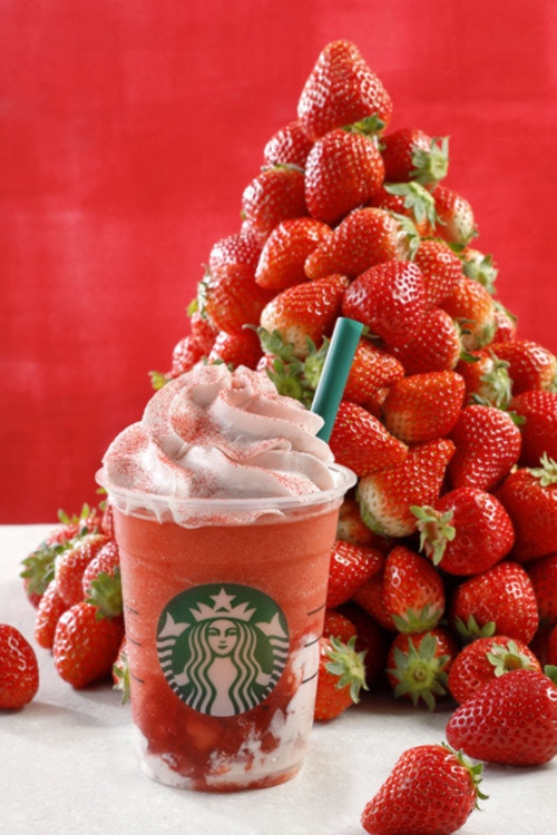 スタバ2018夏ドリンク第1弾は『#STRAWBERRYVERYMUCHFRAPPUCCINO』 [ママリ]