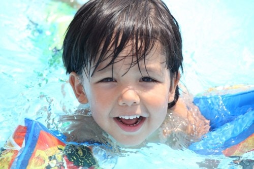 水遊び