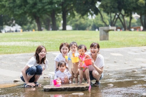 水遊び