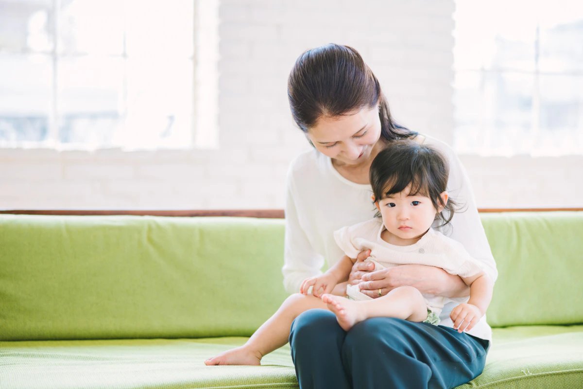 祖母　孫　赤ちゃん