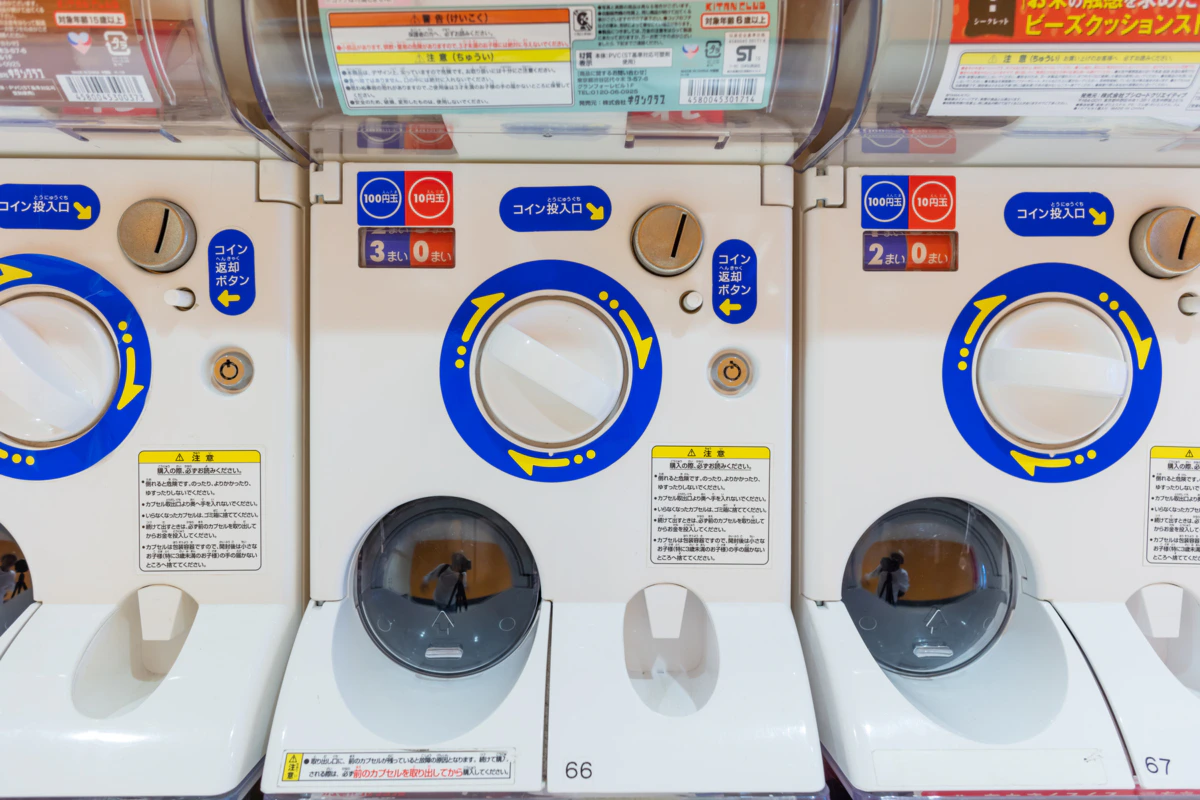 カプセルトイ　写真