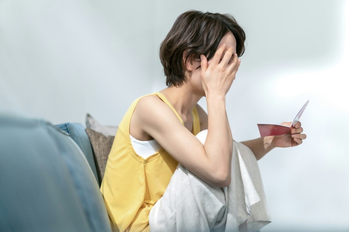 通帳　ショック