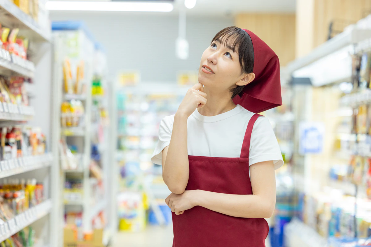 パート　レジ　悩む