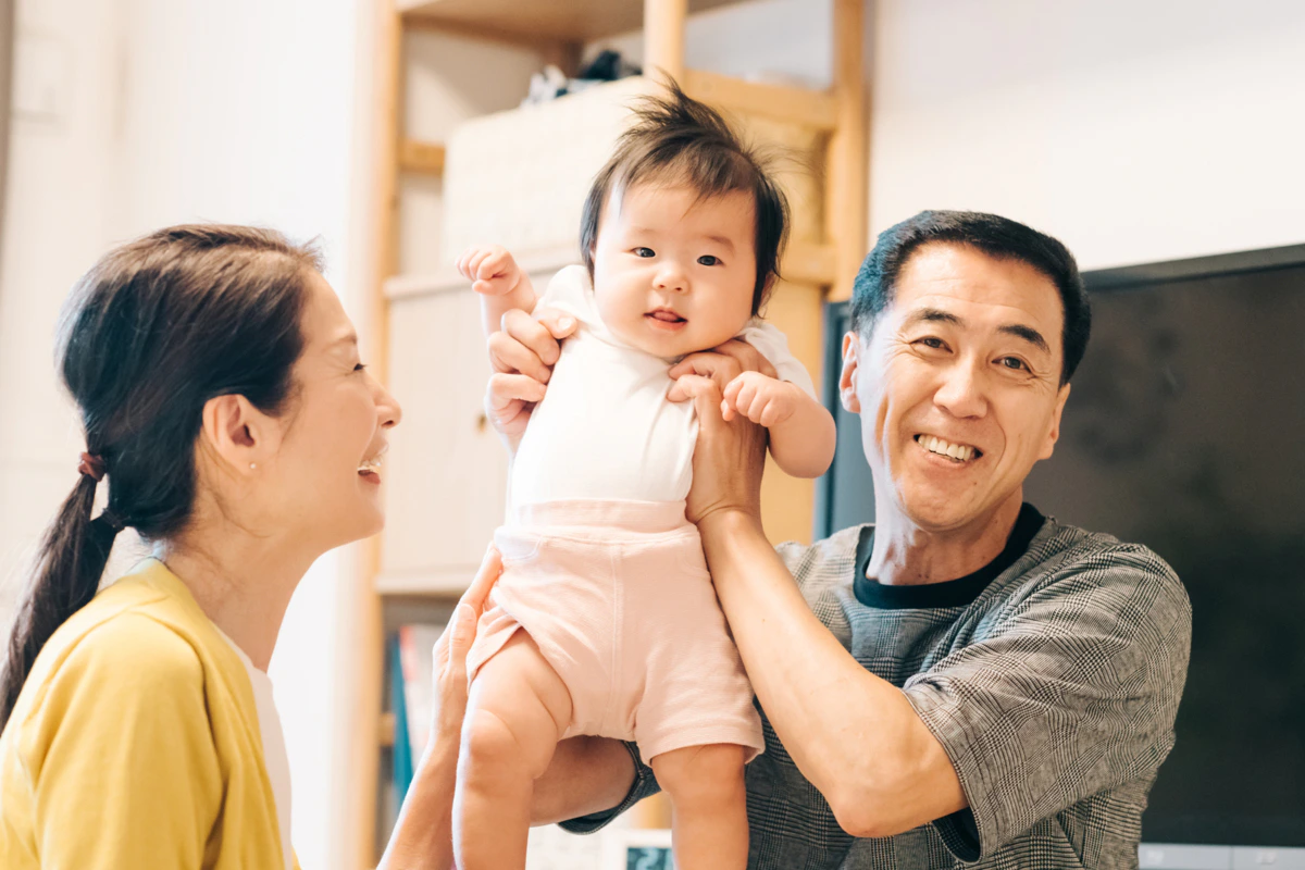 祖母　たかいたかい