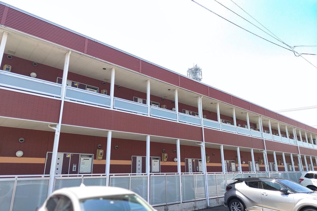 駐車場　アパート　