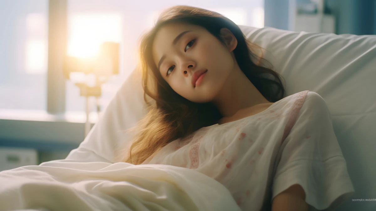 女性　入院　病院