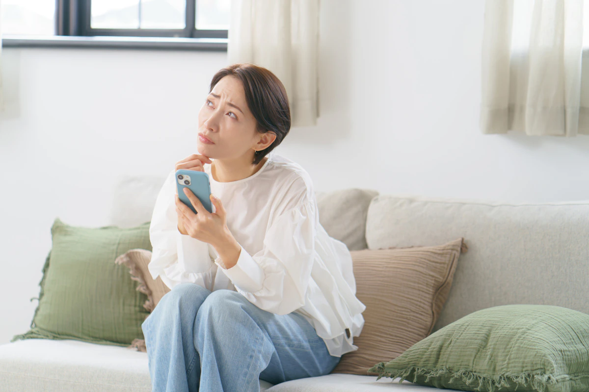 スマホ　返信　主婦