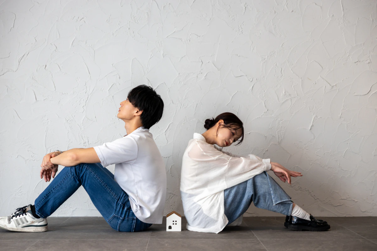 落ち込む　夫婦