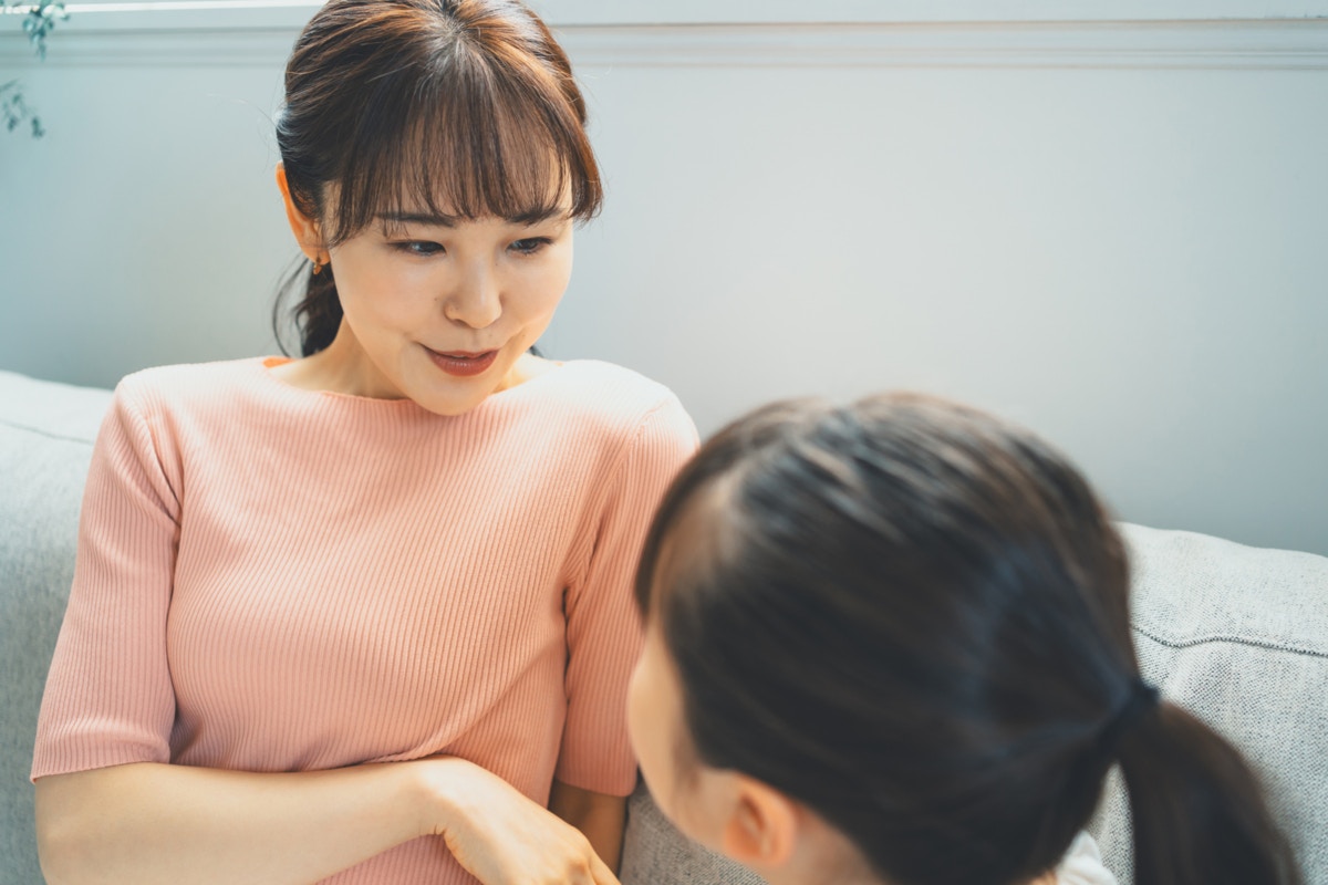 女児　母　話