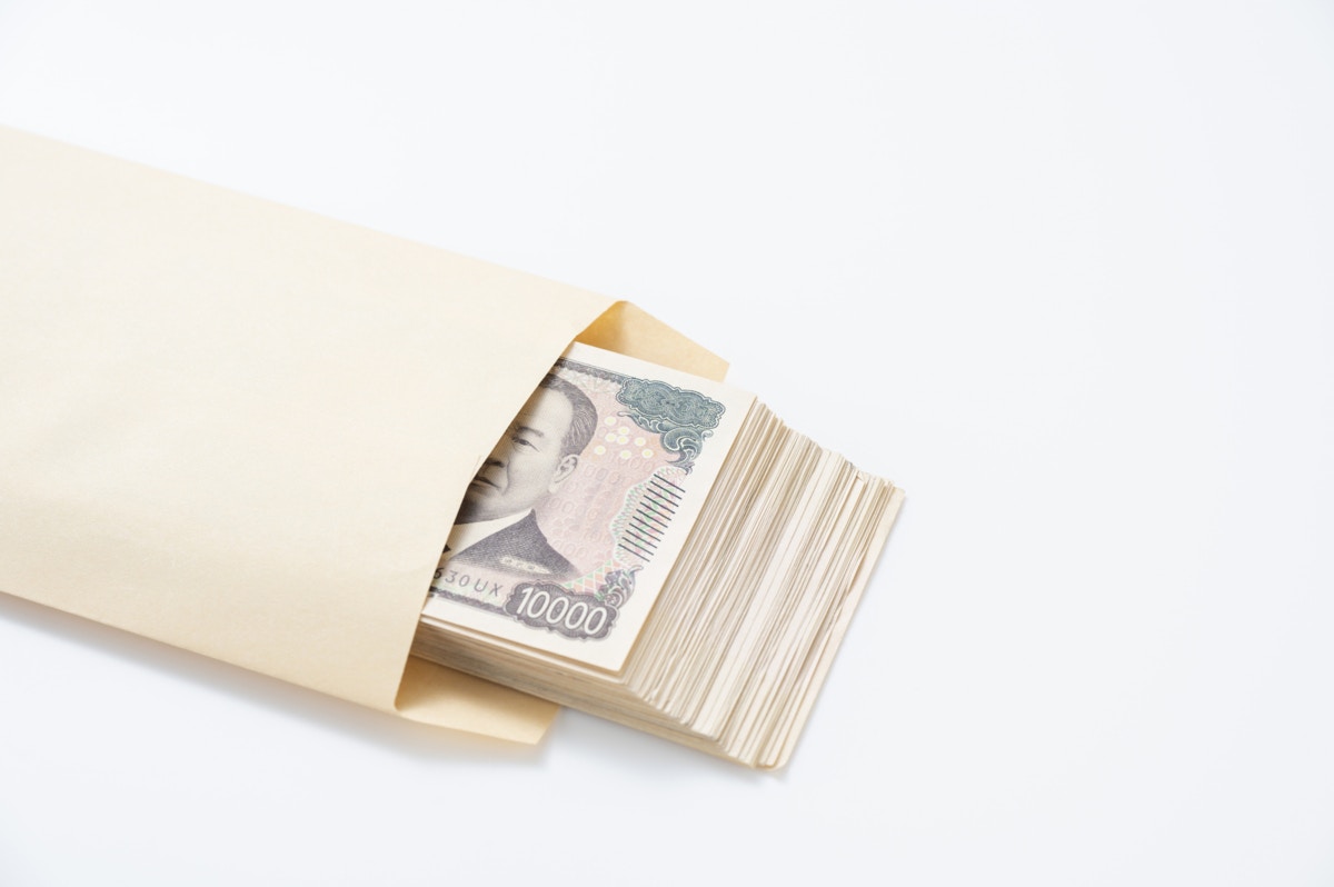 お金　封筒
