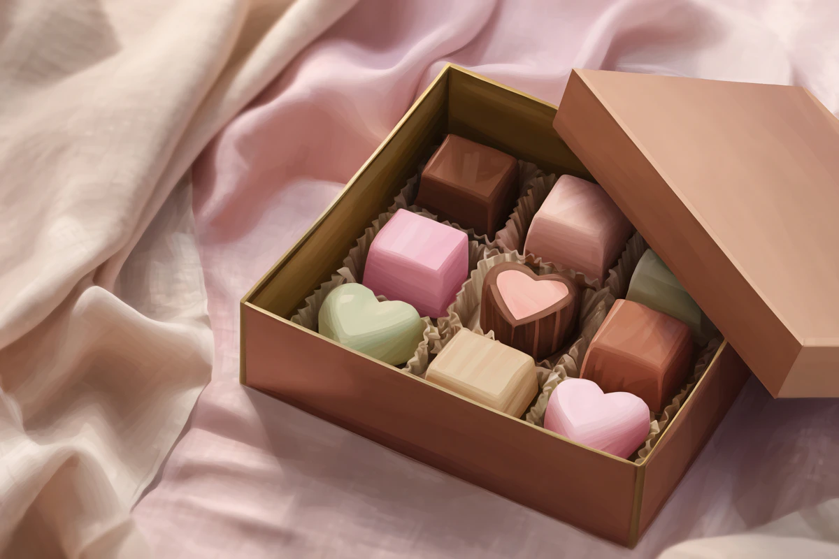 お菓子　包装　箱