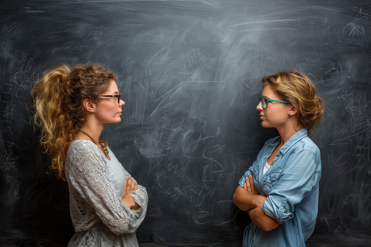 大人姉妹　喧嘩